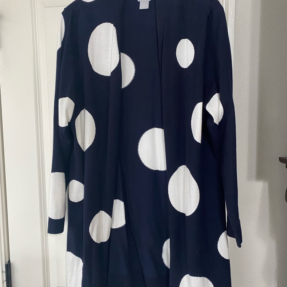 Chico’s Polka Dot Cardigan
